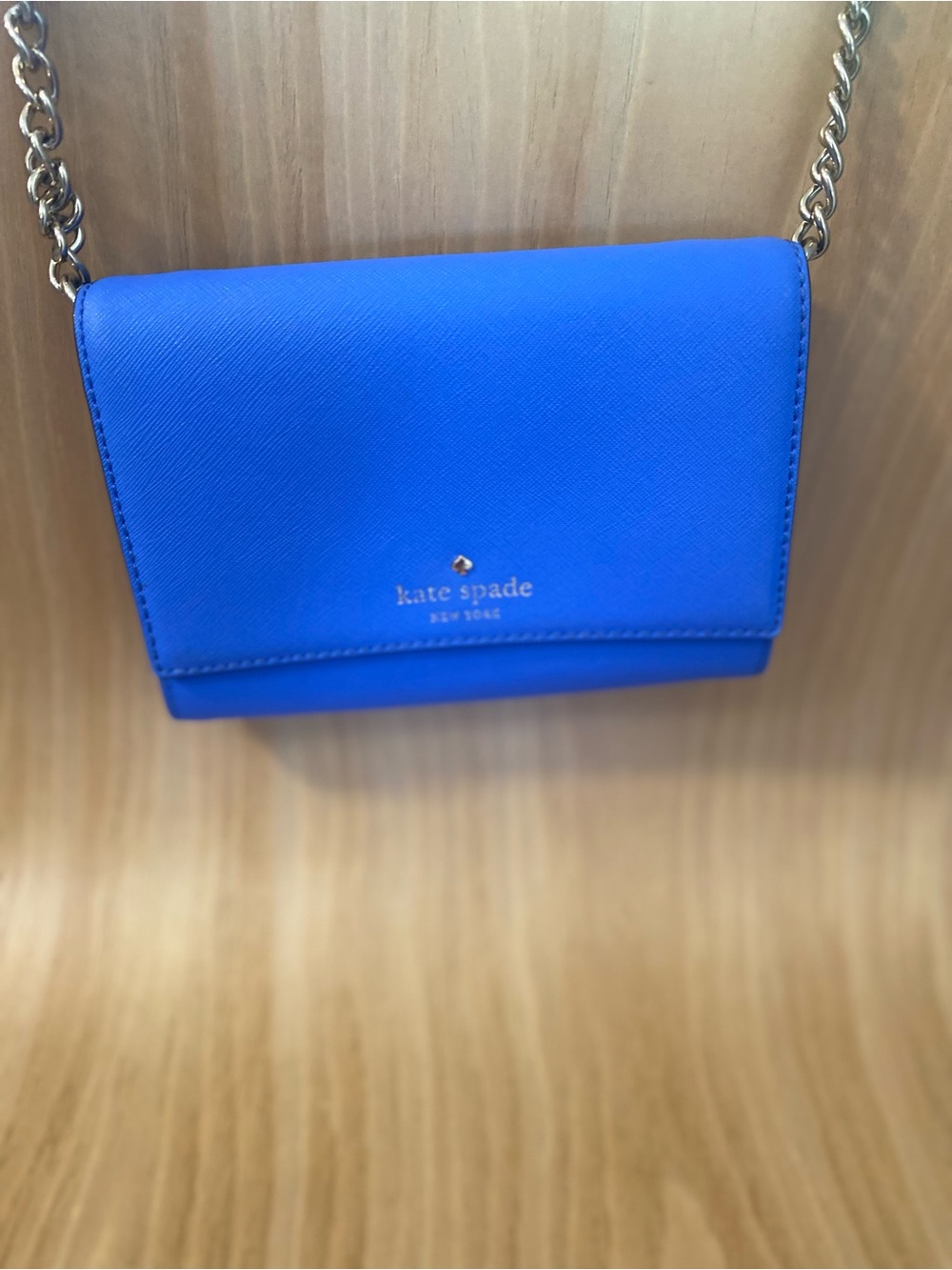 kate spade New York Electric Blue Chain Crossbody